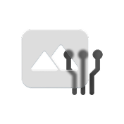 Icon of a document with three connected nodes representing data or network connection.