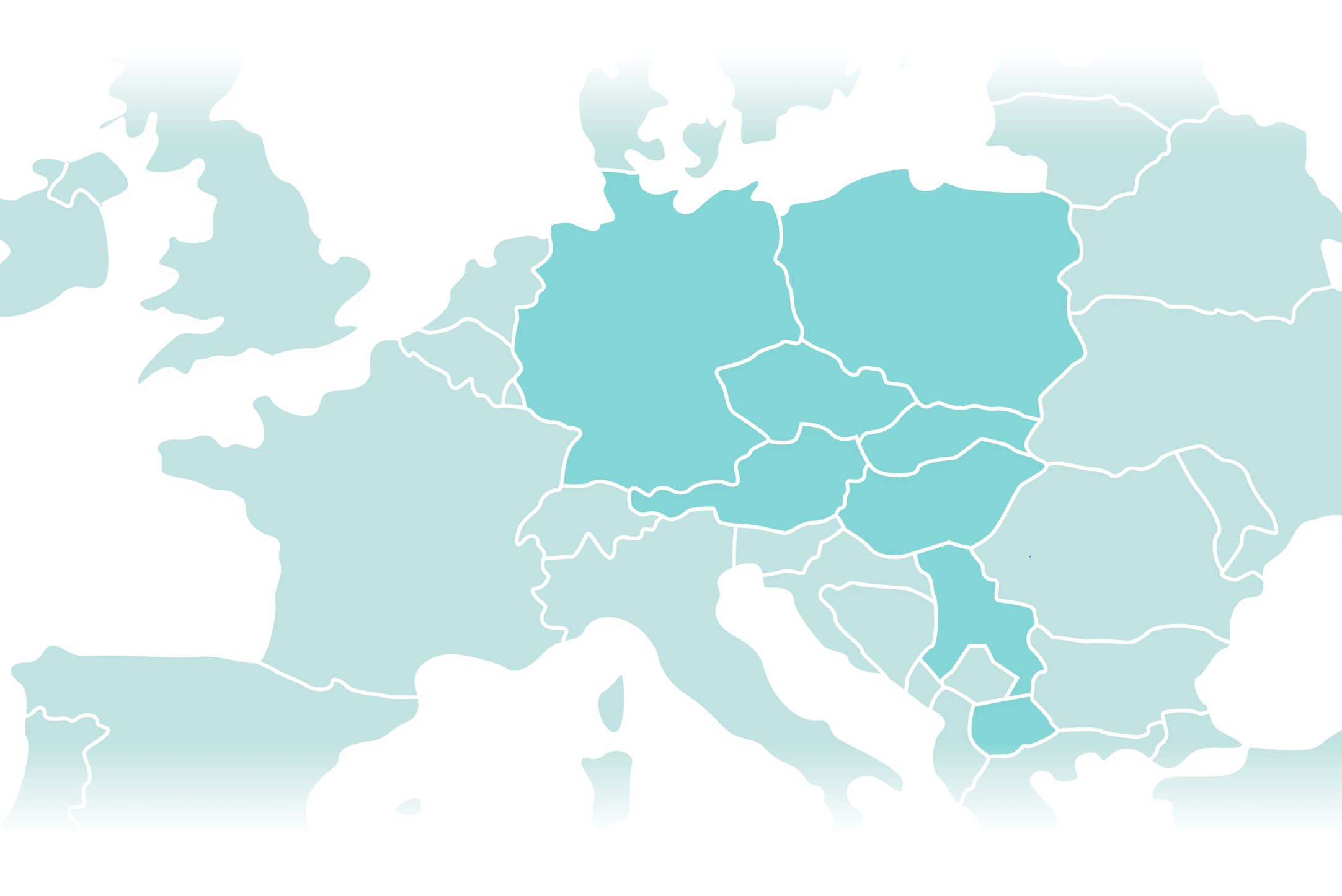 Map of countries where IDL operates