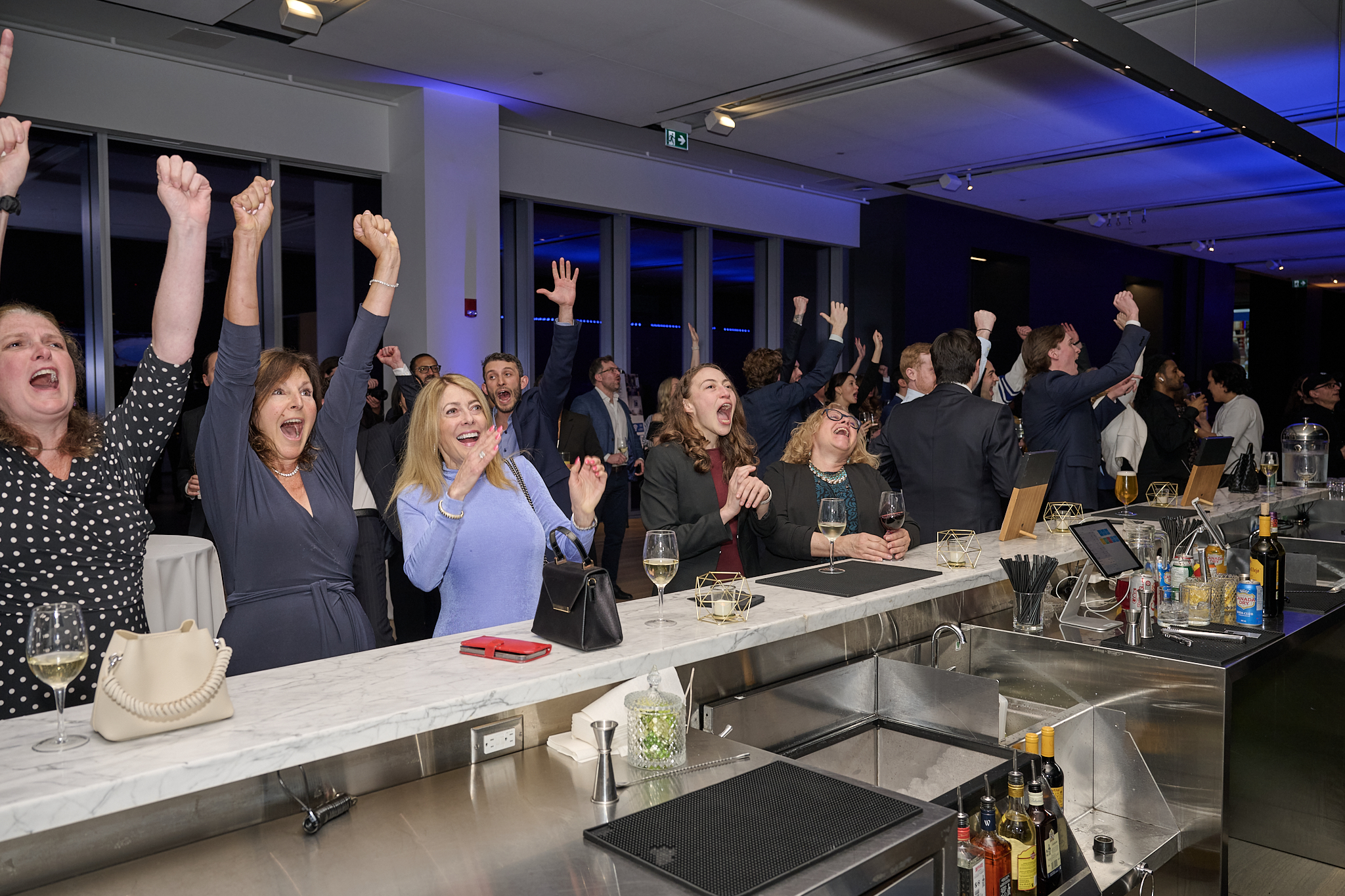 image of customer participating in instore event for a department store