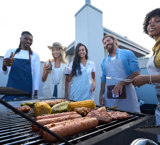 Members gather at cookout celebrating South Florida Horsemen’s Group community.
