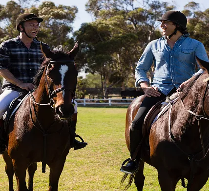 Riders enjoy horseback session supported by South Florida Horsemen’s Group community.