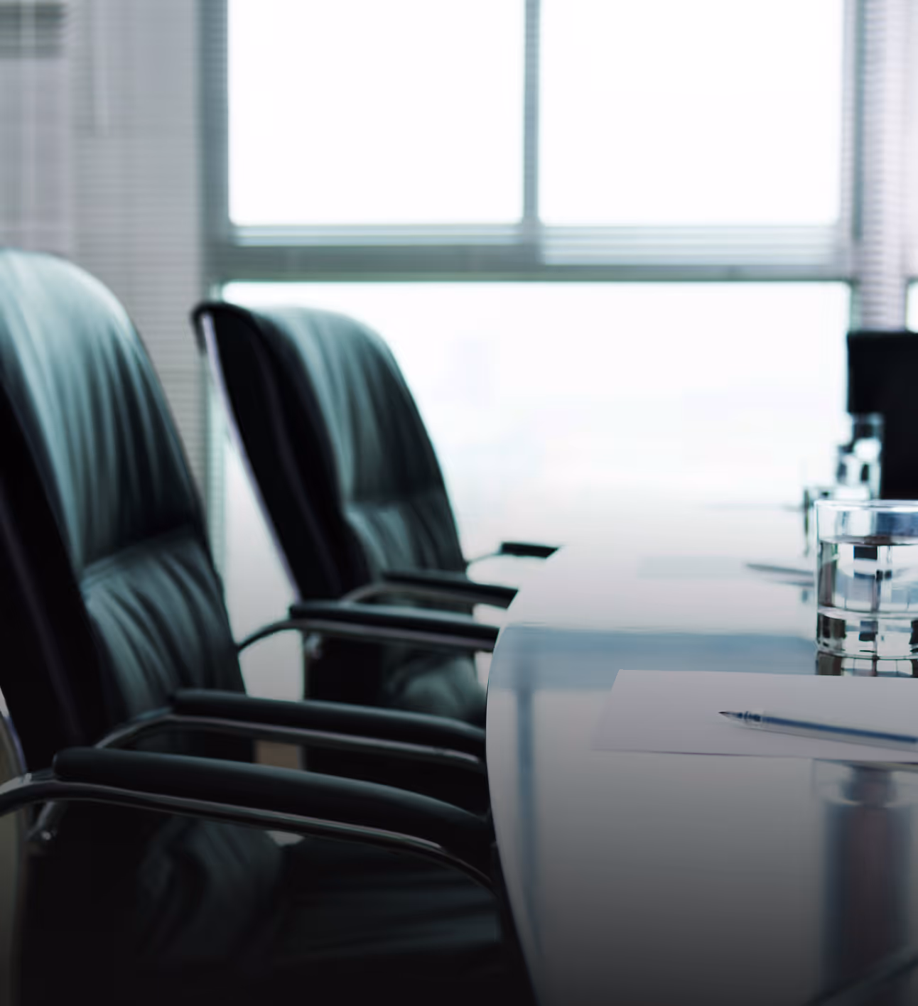 Conference room prepared for South Florida Horsemen’s Group board meeting.