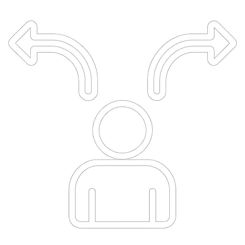 Icono blanco de un maletín delante de un gráfico de barras, representando análisis financiero o empresarial.