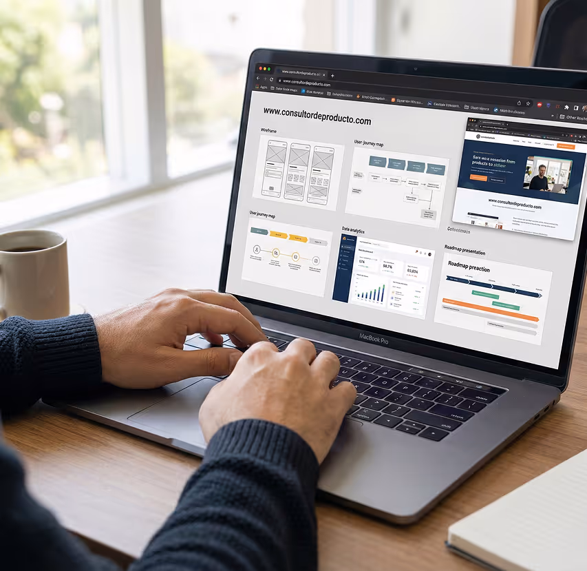 Personas de negocios en silueta conversando y caminando en un vestíbulo con grandes ventanales al atardecer en una ciudad.