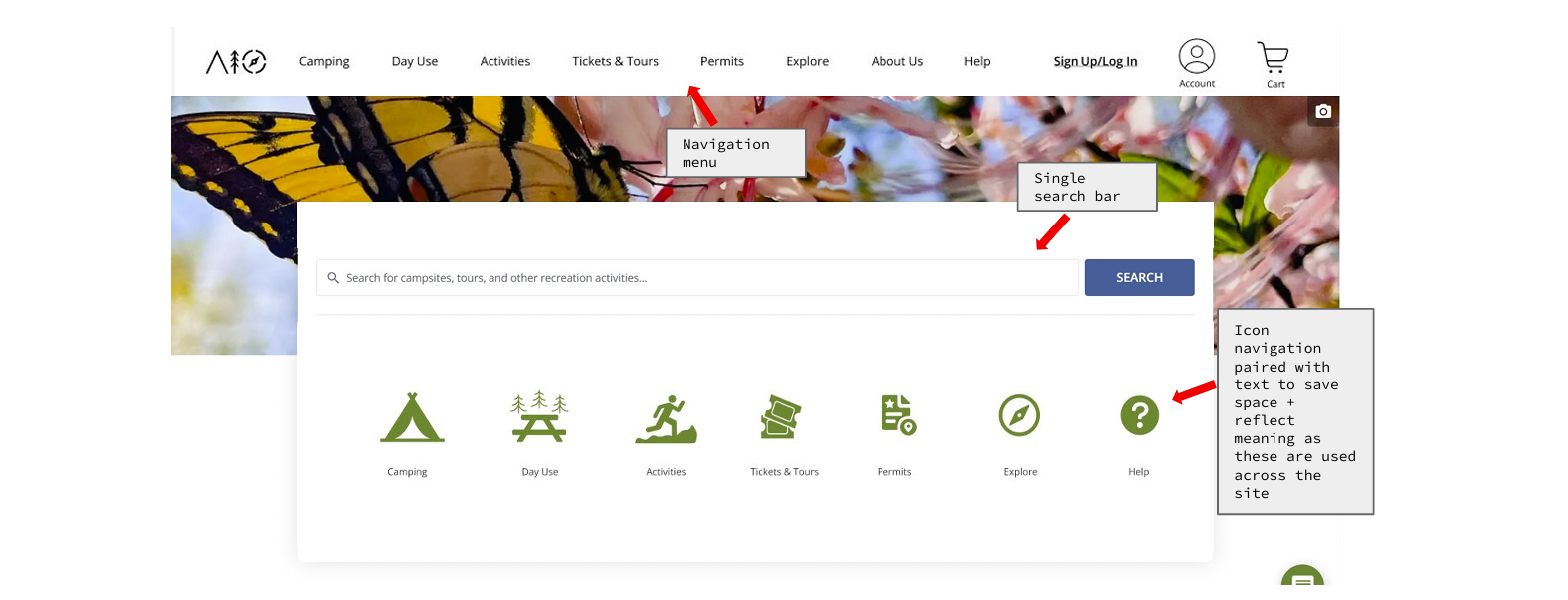 Placeholder — replace with simplified search entry point design image