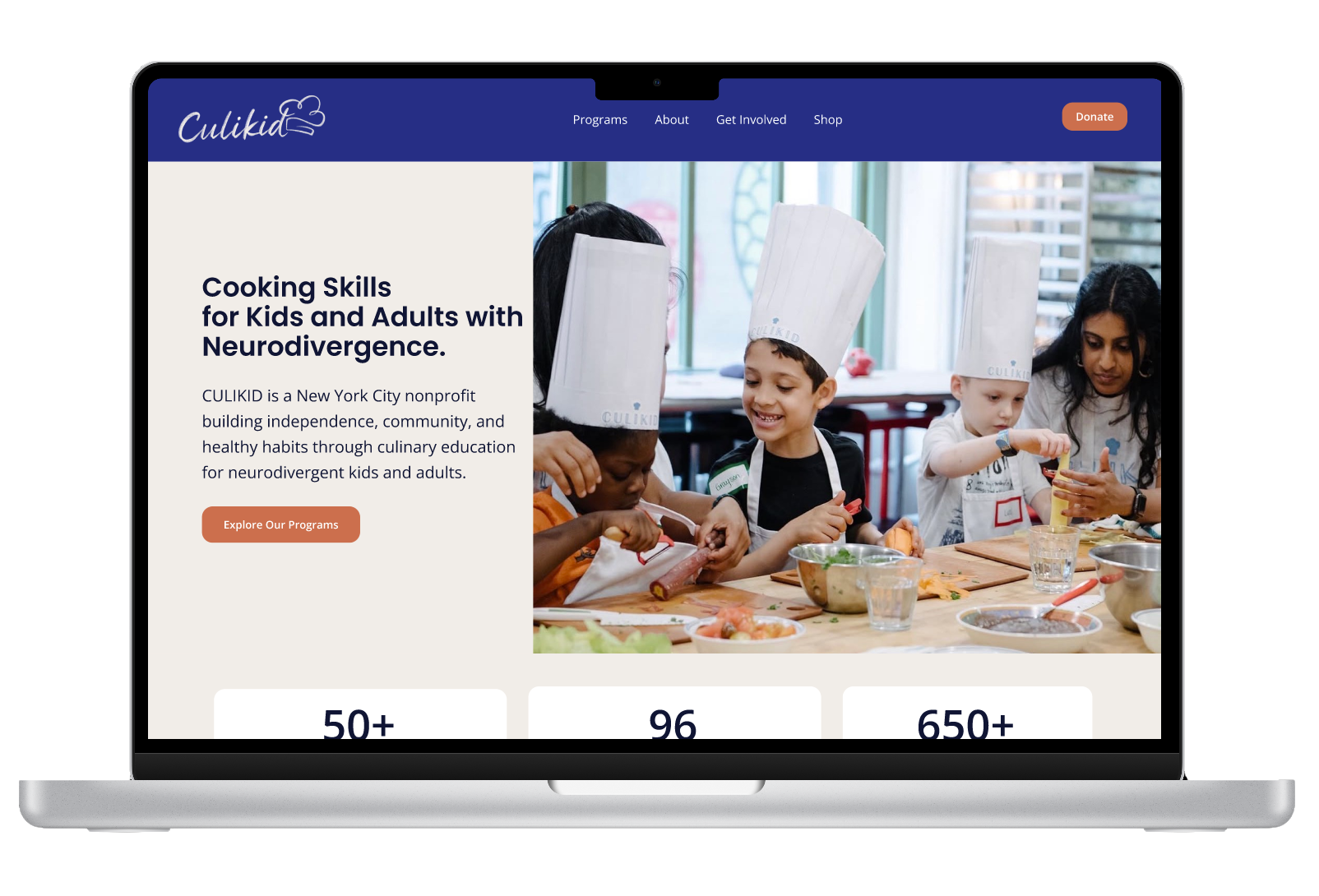 Culikid nonprofit website redesign thumbnail