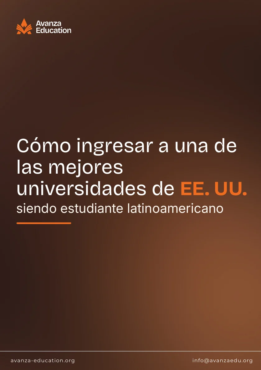 Portada de la guía: Cómo ingresar a una de las mejores universidades de EE. UU.