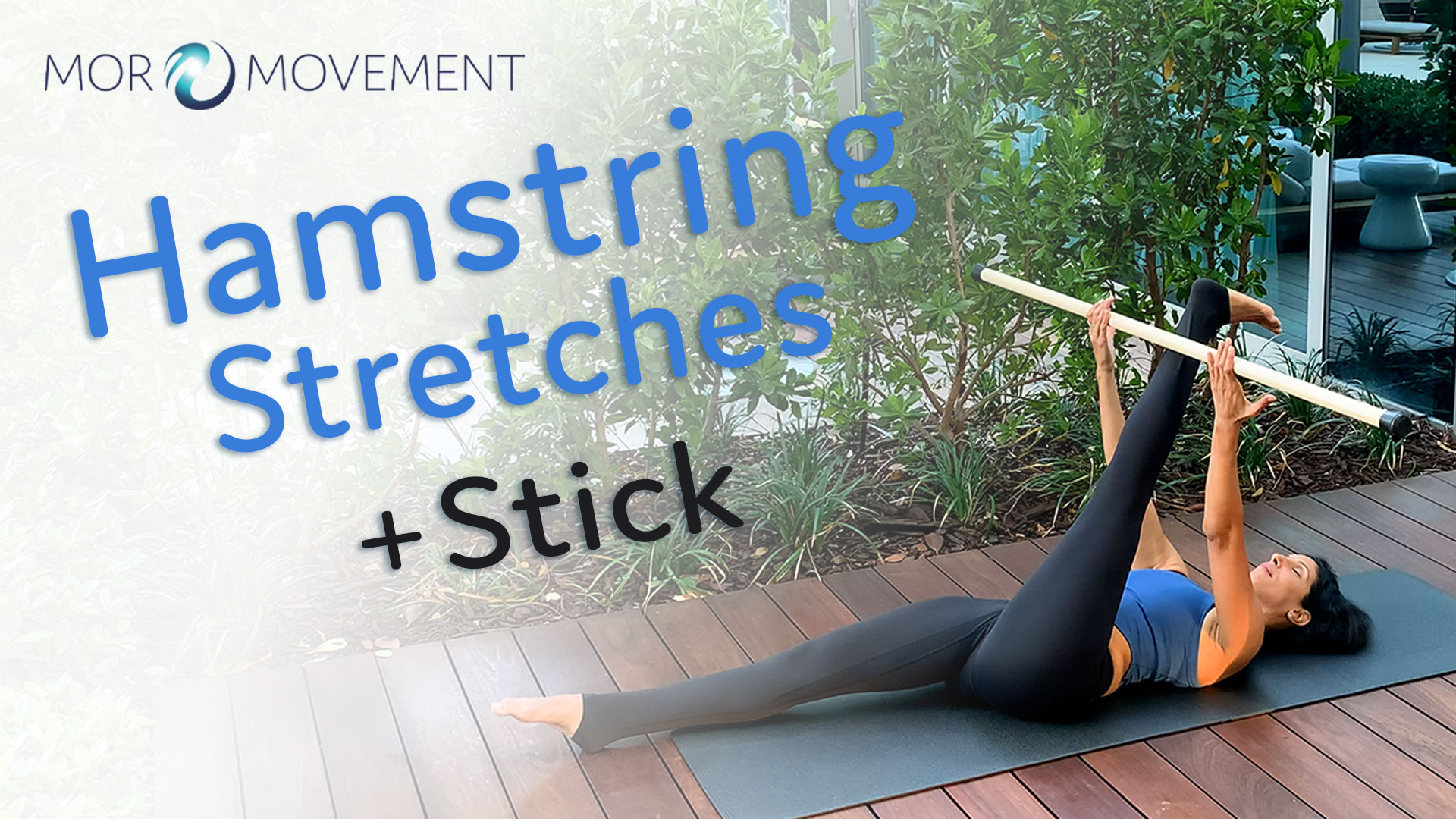 Hamstring Stretches with a Stick