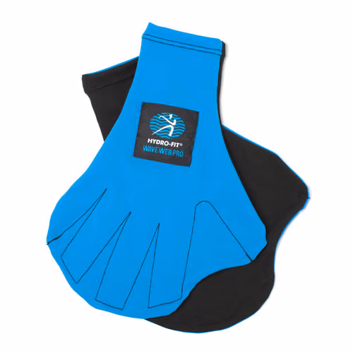 webbed aqua gloves drag resistance water training hands