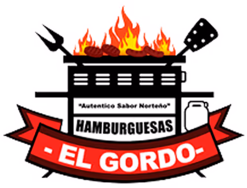 Hamburguesas El Gordo Outlined Logo