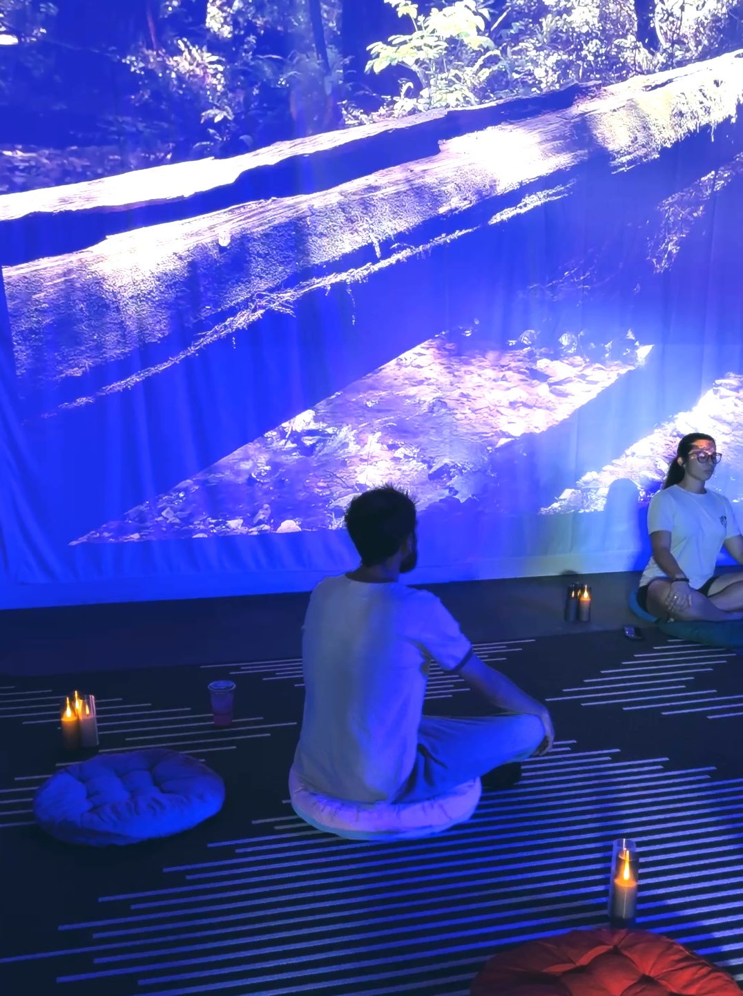 Community breathwork event at Ritual Hot House in Colorado Springs
