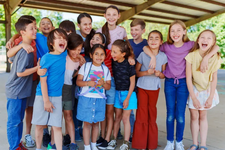 elementary real world kids at camp