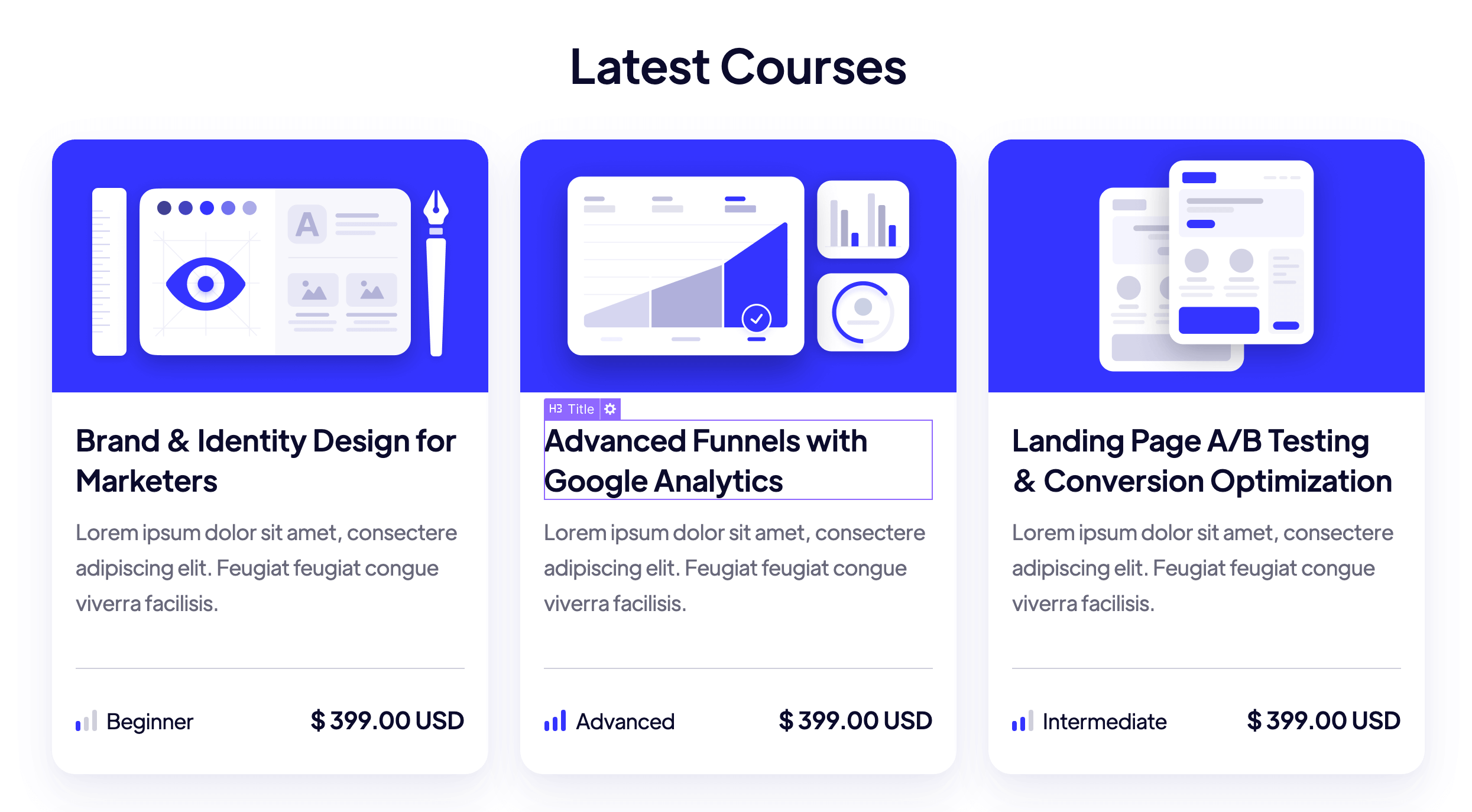 CMS Items - Academy Webflow Template