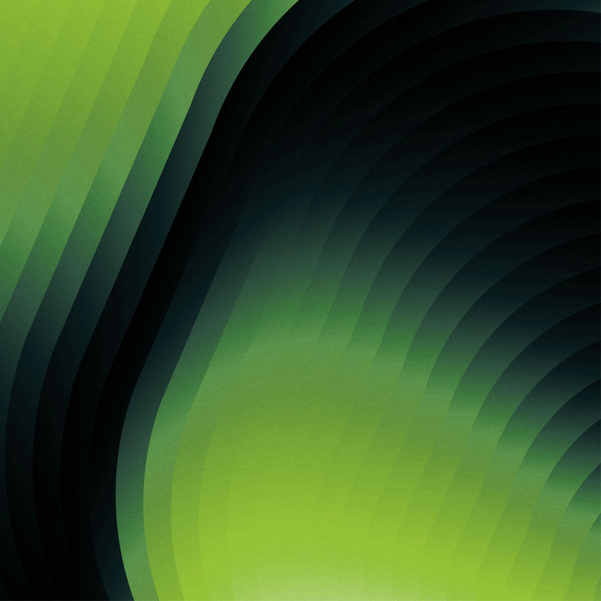 Blog - Wavy color bars in greens