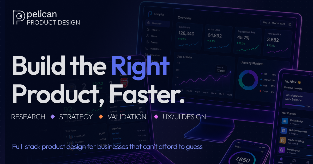 Full-Stack Product Design & UX/UI Agency | Pelican Product Design