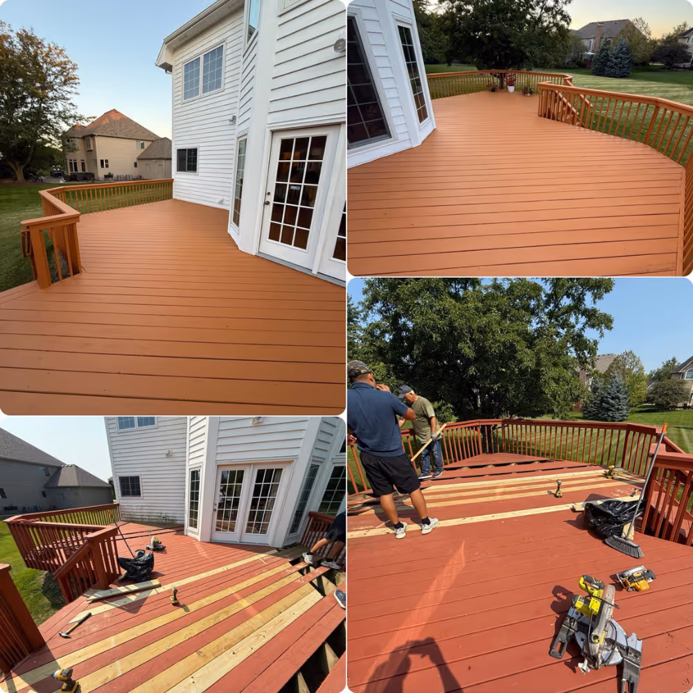 Deck Repair and Painting in Naperville