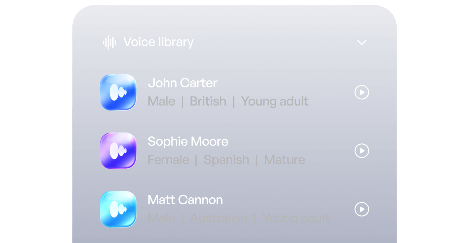 Natural Expressive Voices - VoiceCloud - Webflow Template | BRIX Templates