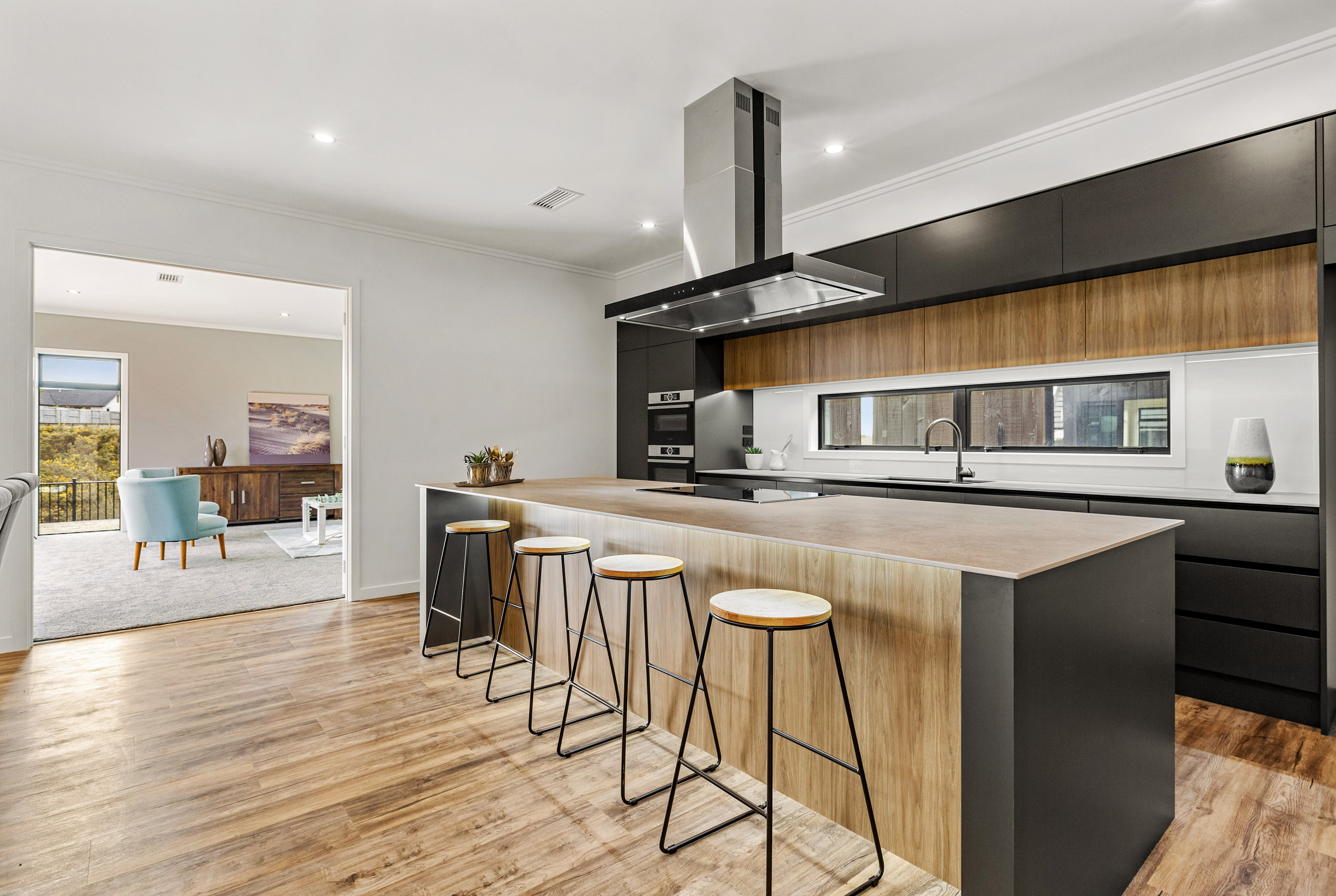 Kitchen of a newly constructed home