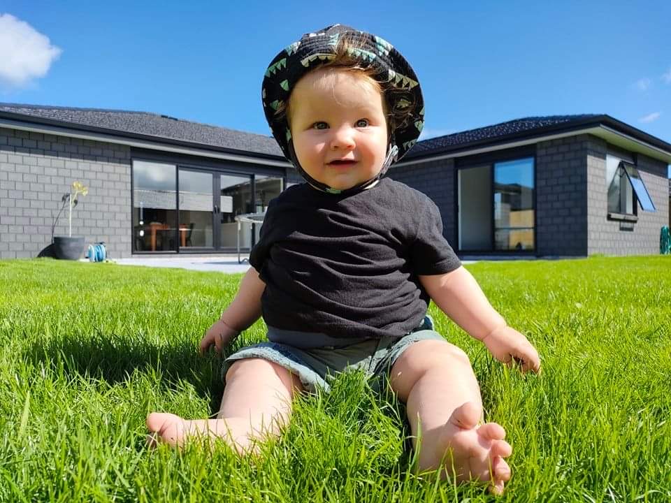 Frame of house during construction