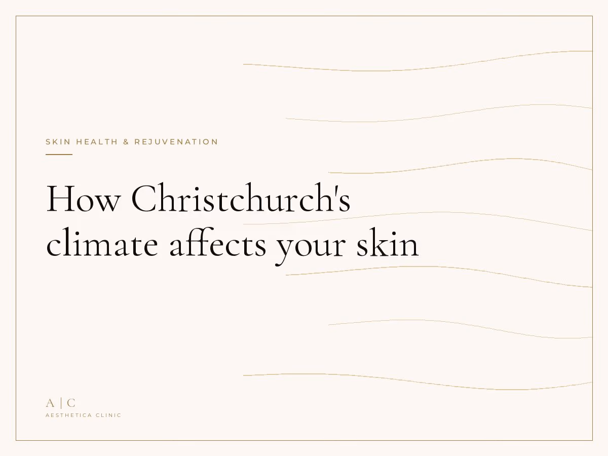 How Christchurch's climate is affecting your skin
