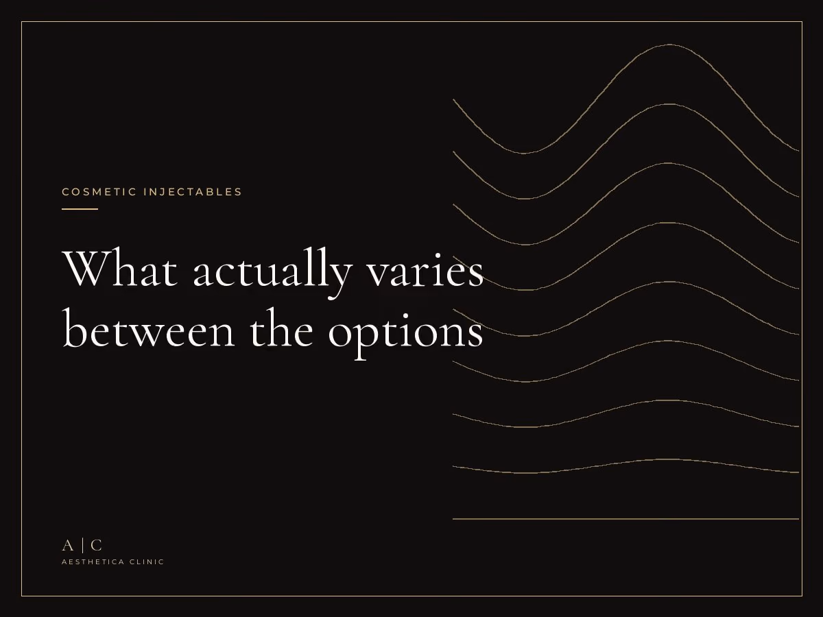 Anti-wrinkle injections: what actually varies between the options