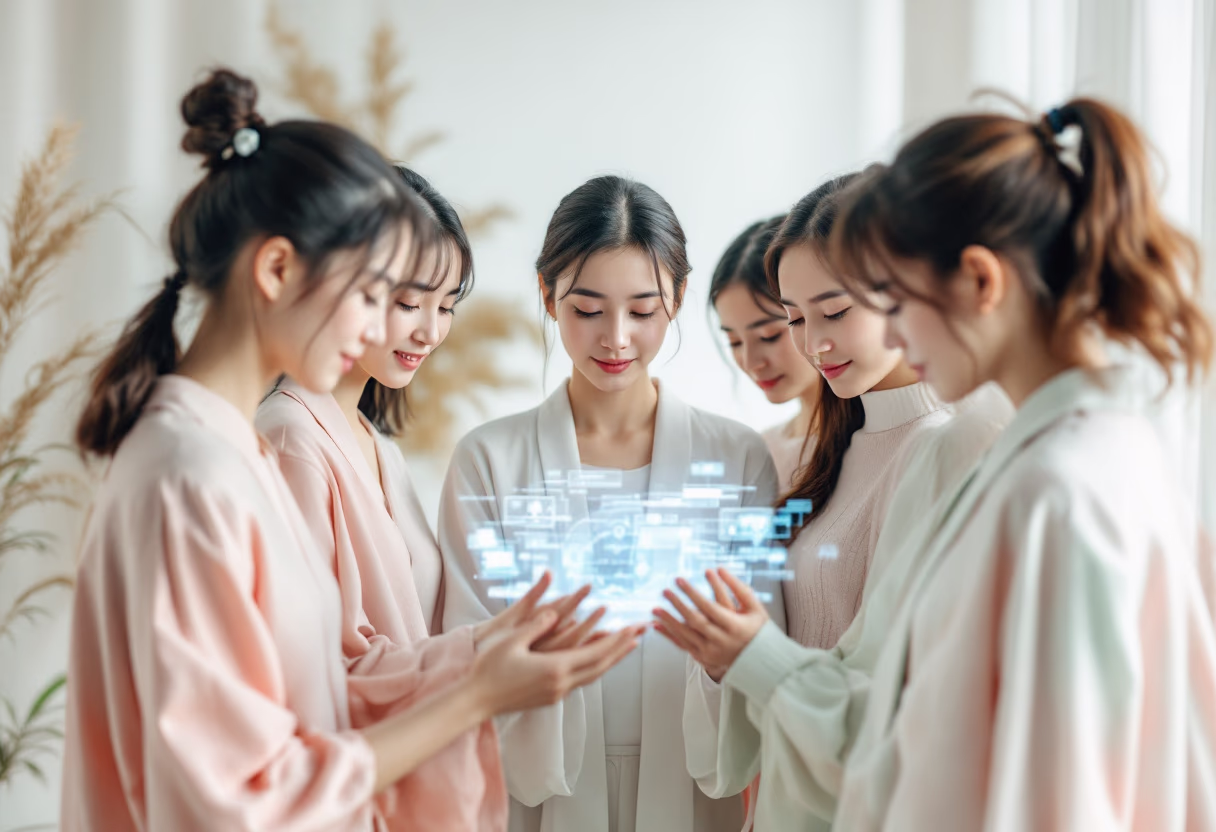 image of student engaging with ai tools