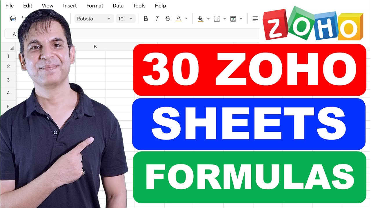 Maîtriser les formules de base sur Zoho Sheet