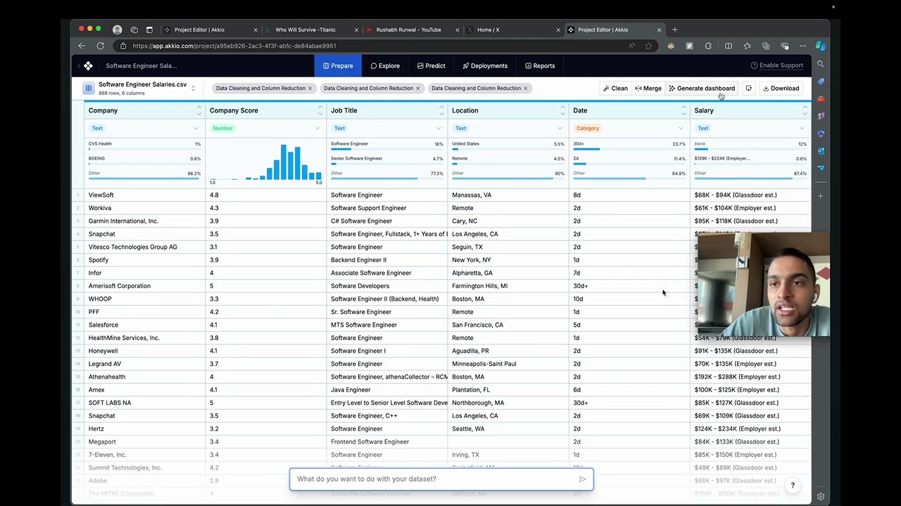 Analyser ses données avec Akkio