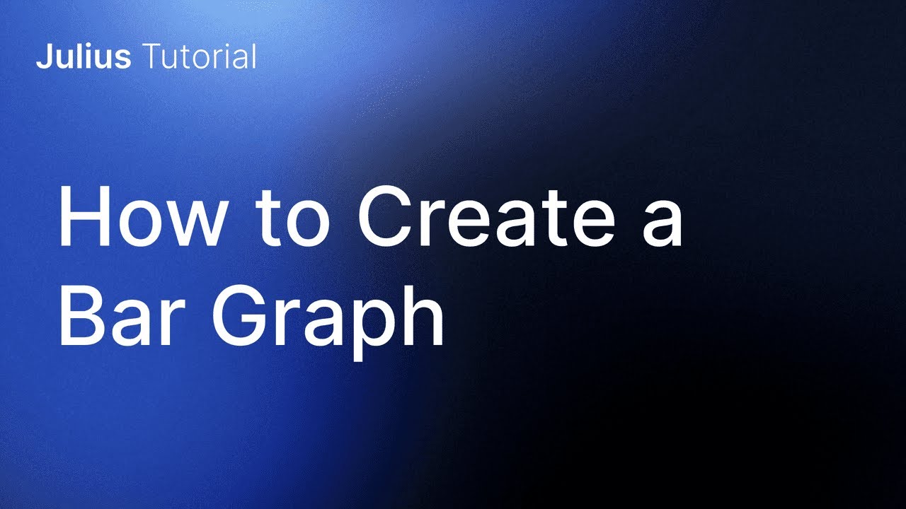 Comment créer un graphique avec Julius AI