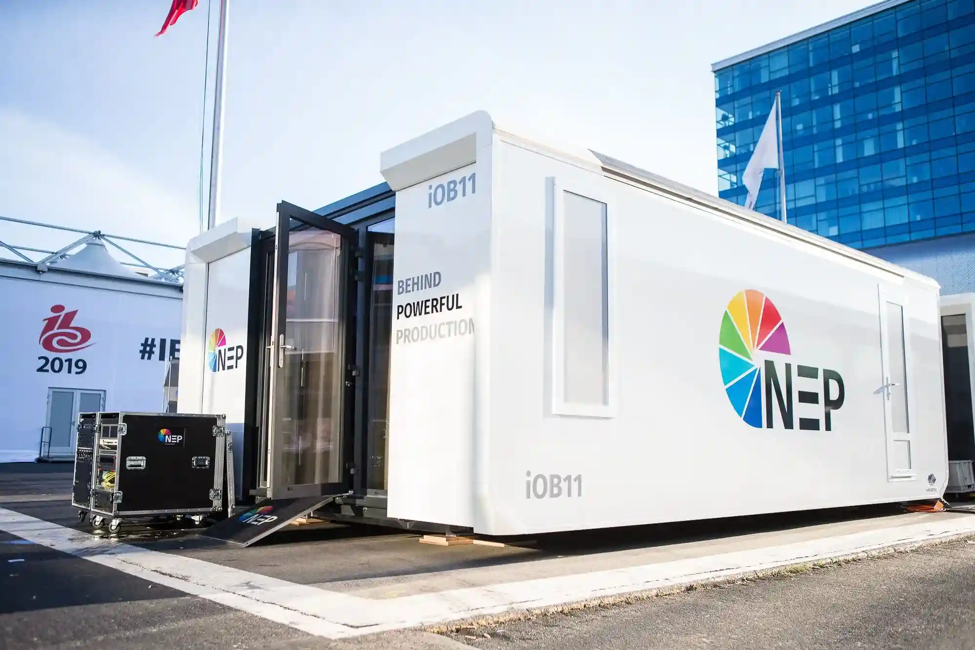 Expandable Surveillance Trailer deployed at a European event site