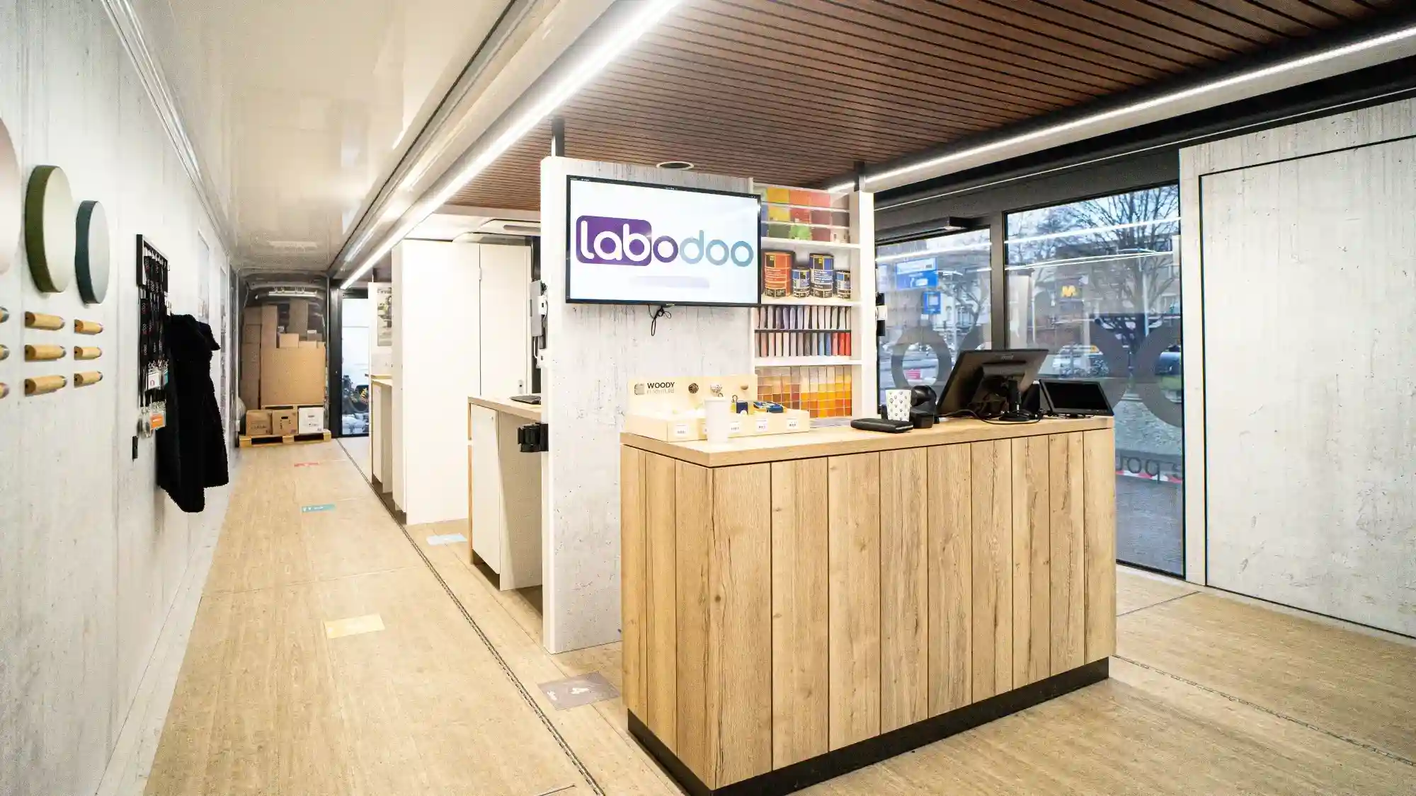 Modèle Touchdown installé près d'une université aux Pays-Bas