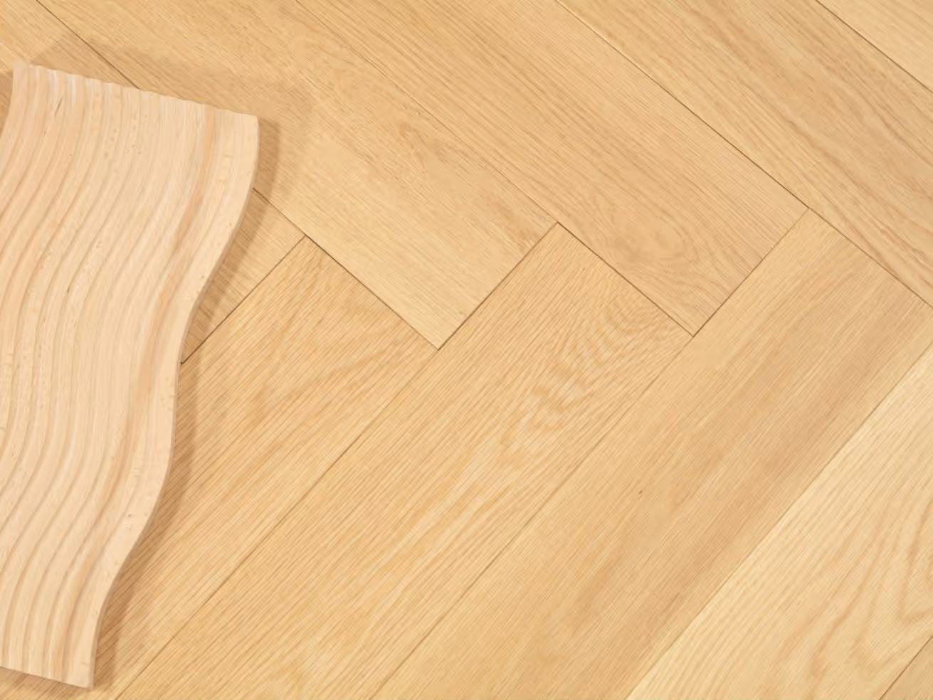 American Oak Herringbone Collection-Milkyway