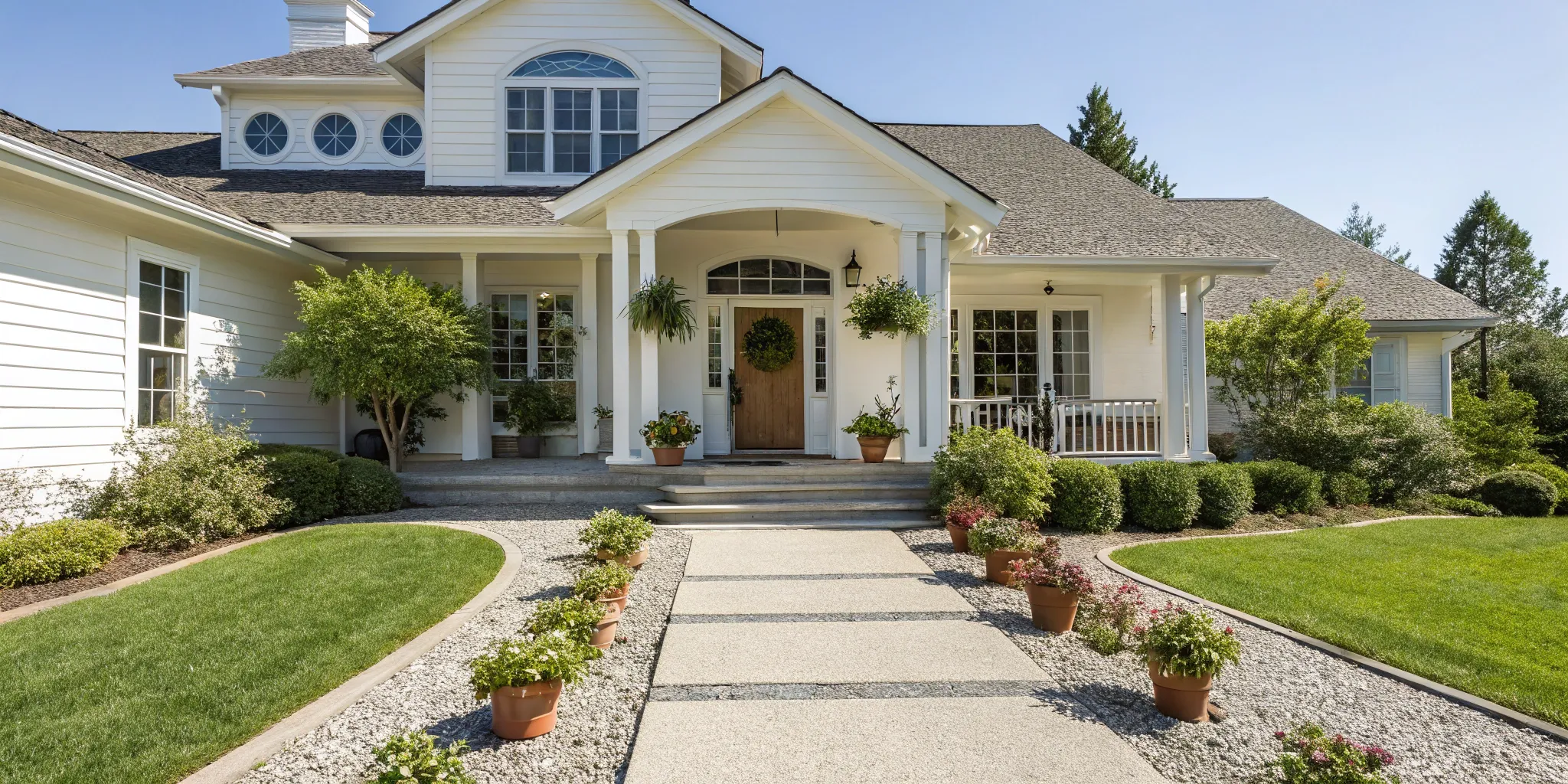 A single-family home with a welcoming front porch and green lawn, a prime property for leasing.