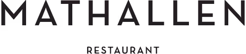 Logo for Mathallen Tromsø med teksten 'Mathallen Tromsø Sentralt, godt og ekte siden 2010'.
