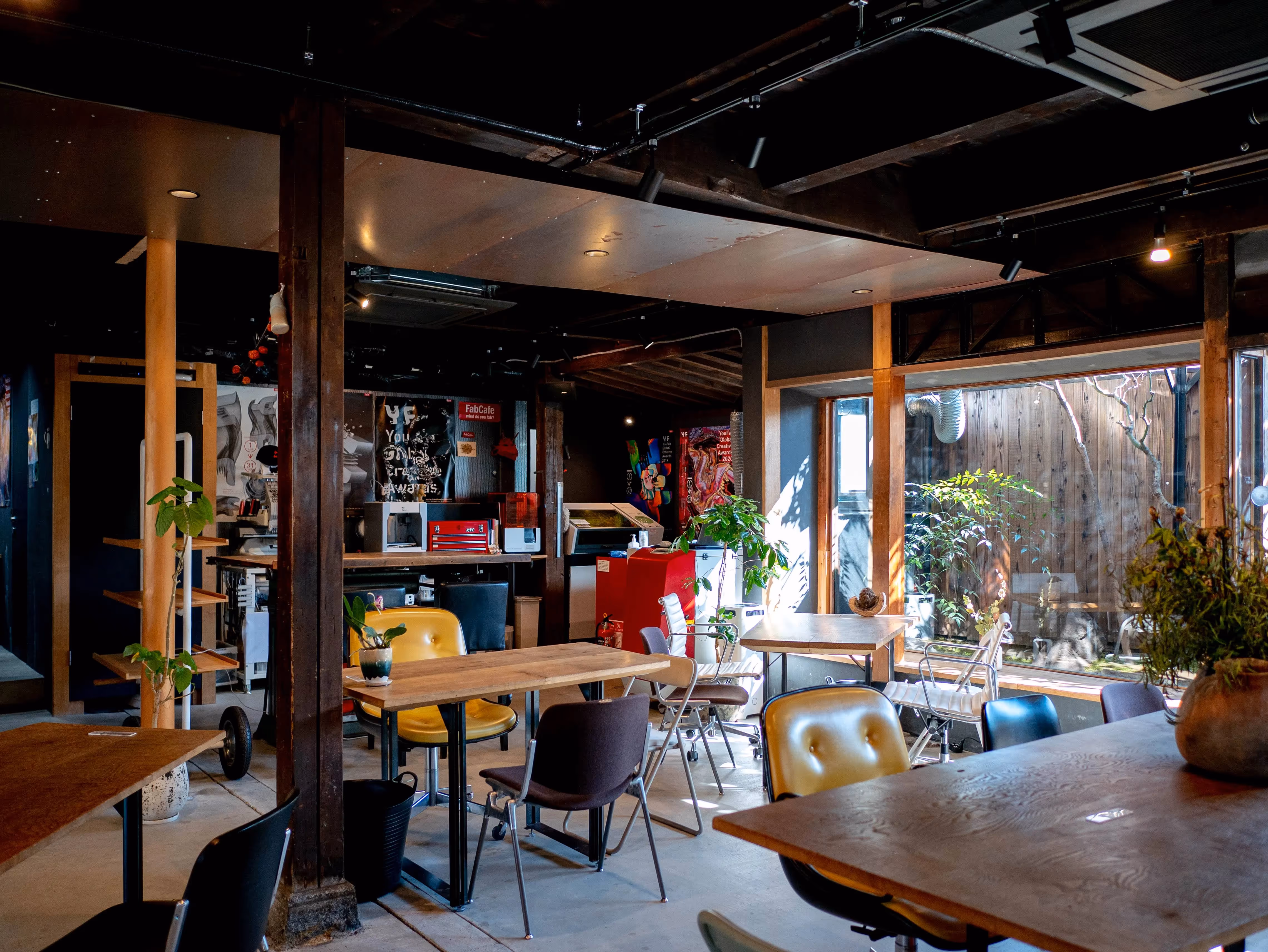 Inside of FabCafe Kyoto