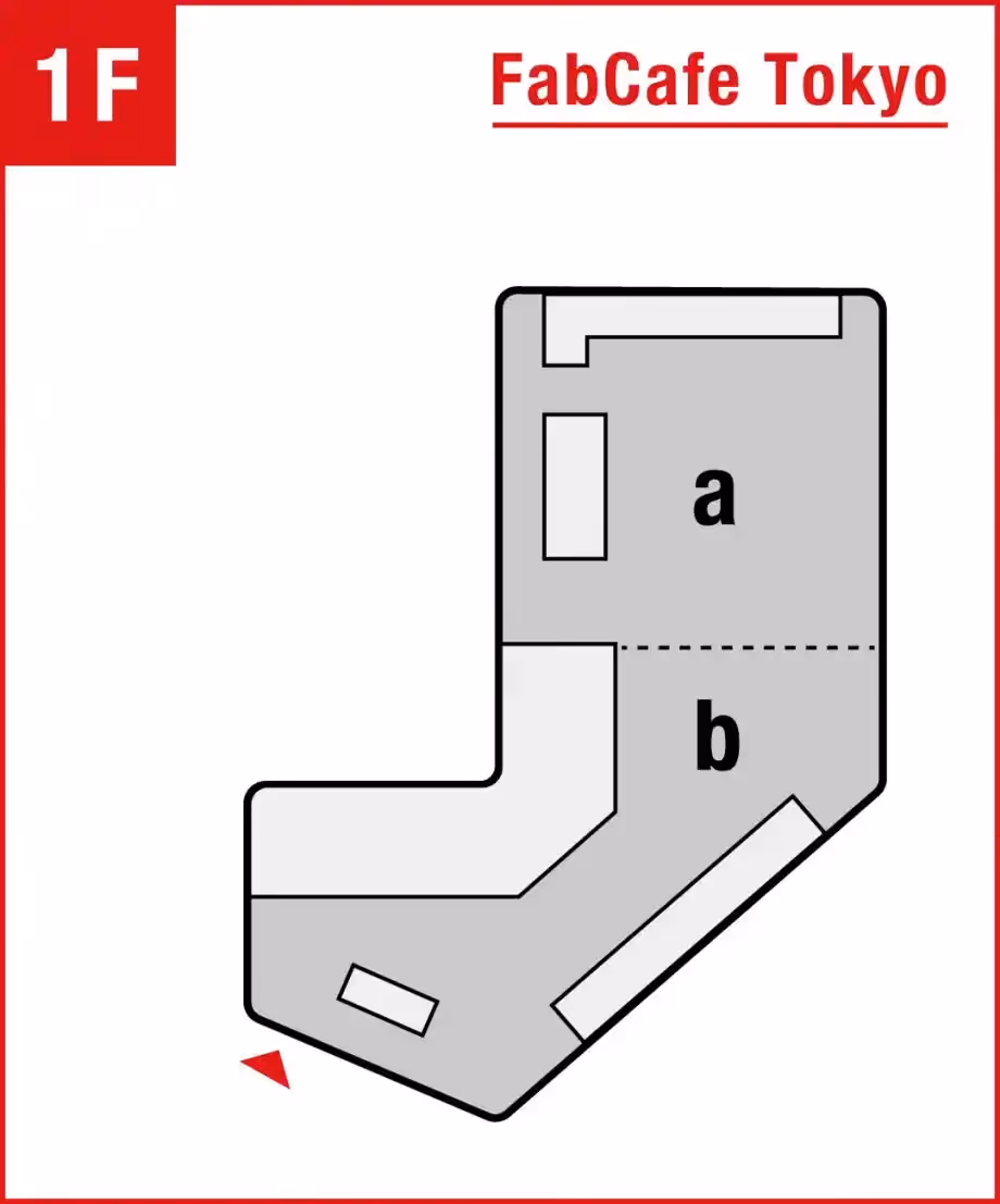 floor plan fabcafe tokyo 1f