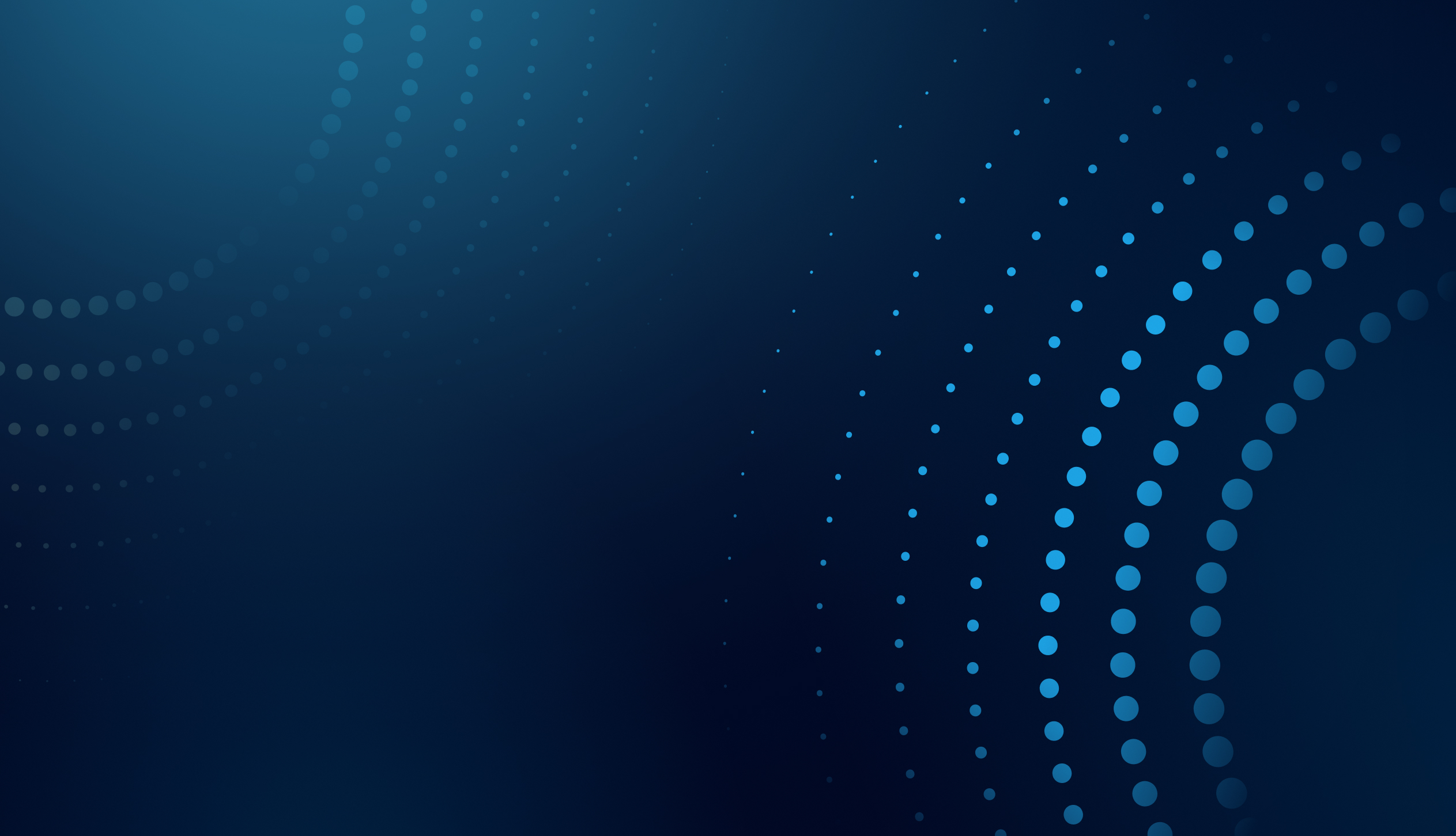 Teal dotted wave grid on dark blue background