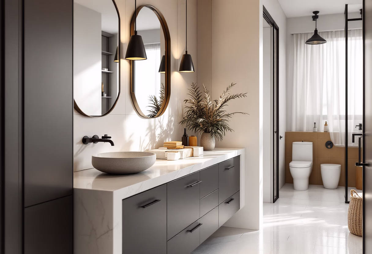 image of interior design tips setup (for a home goods store)