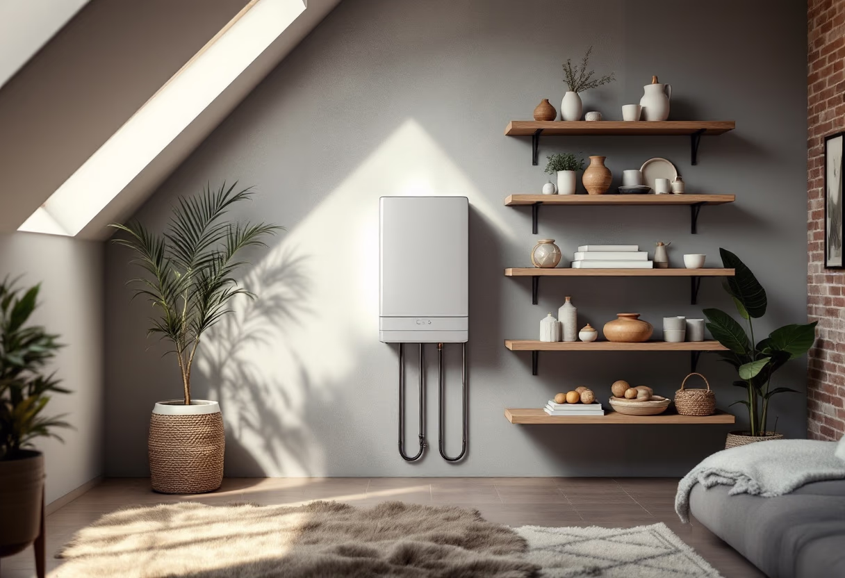 image of water heater installation for a plumbing service