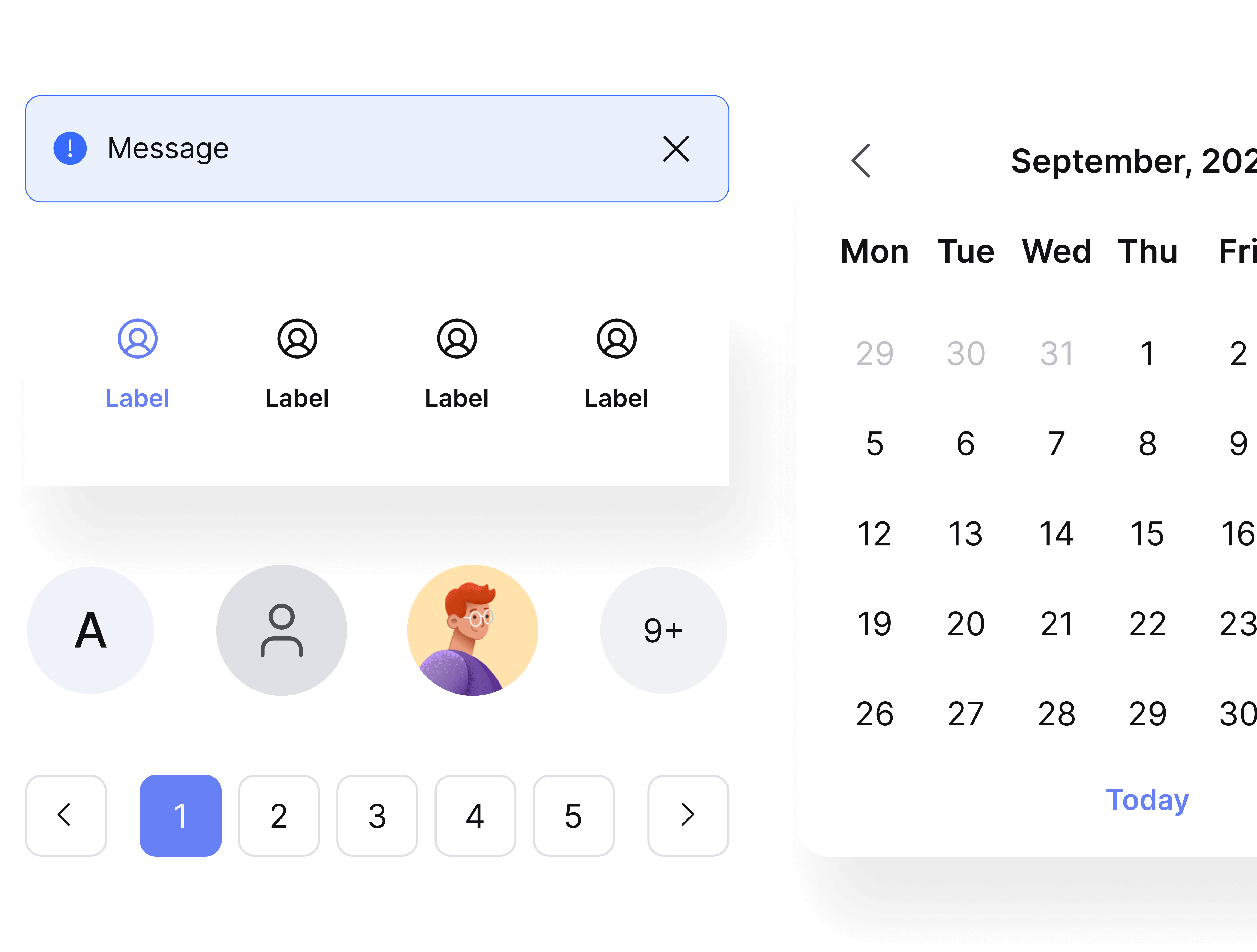 Screenshot of a web design tool interface showing page list with Home and draft style pages under Pages panel.