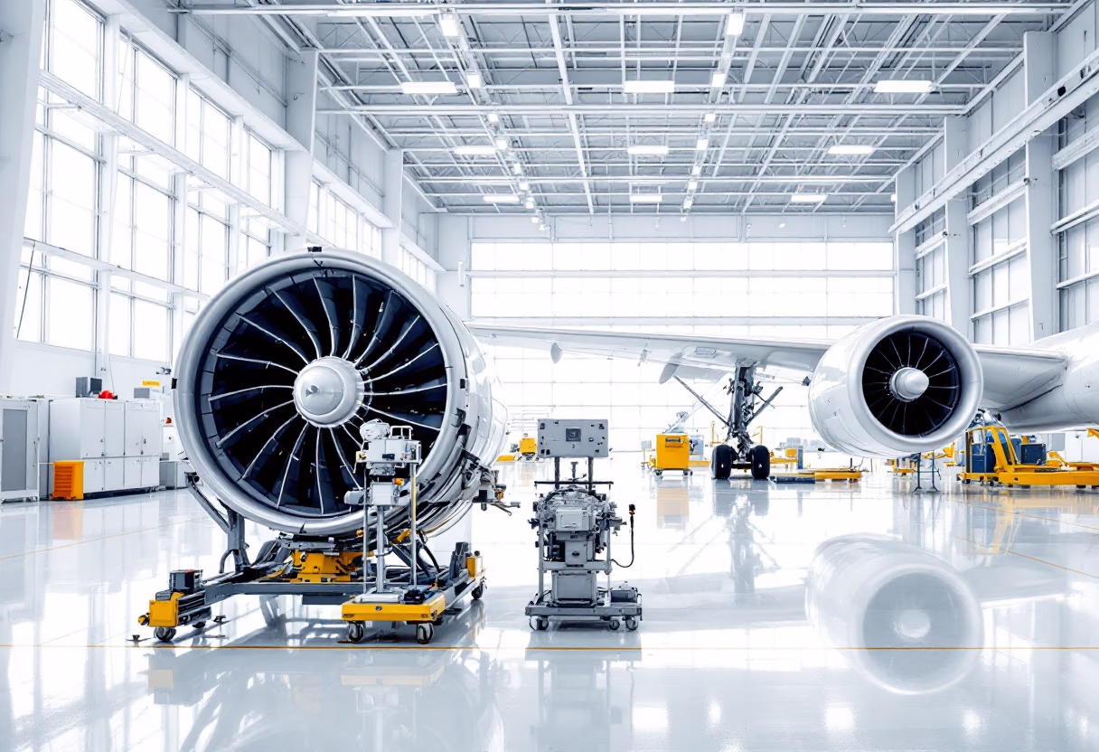 image of service facilities (for an aviation service)