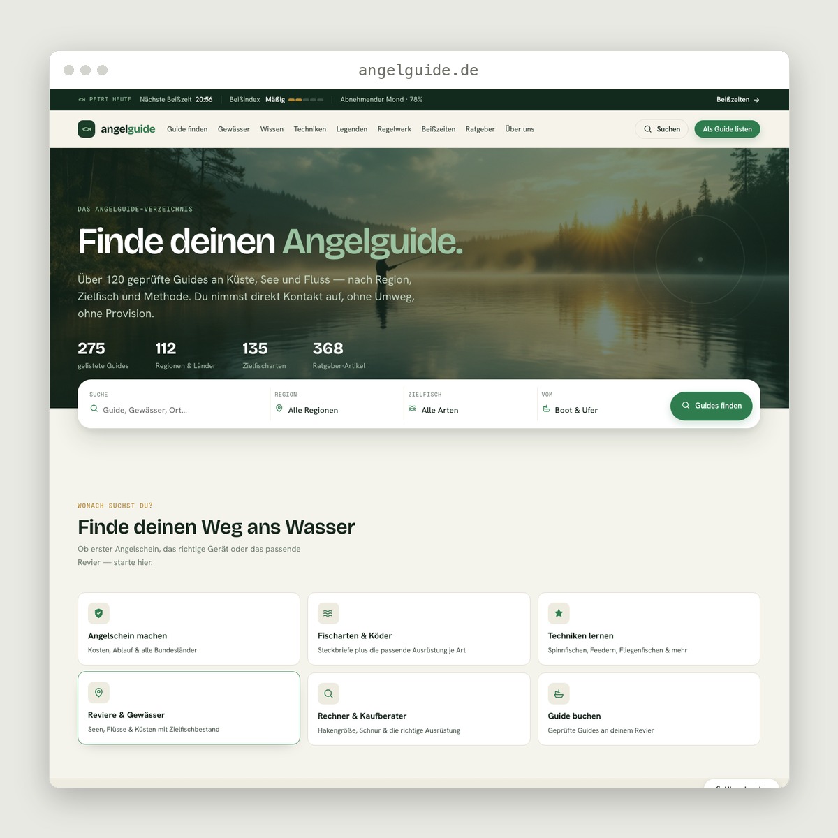 angelguide.de — website in browser frame