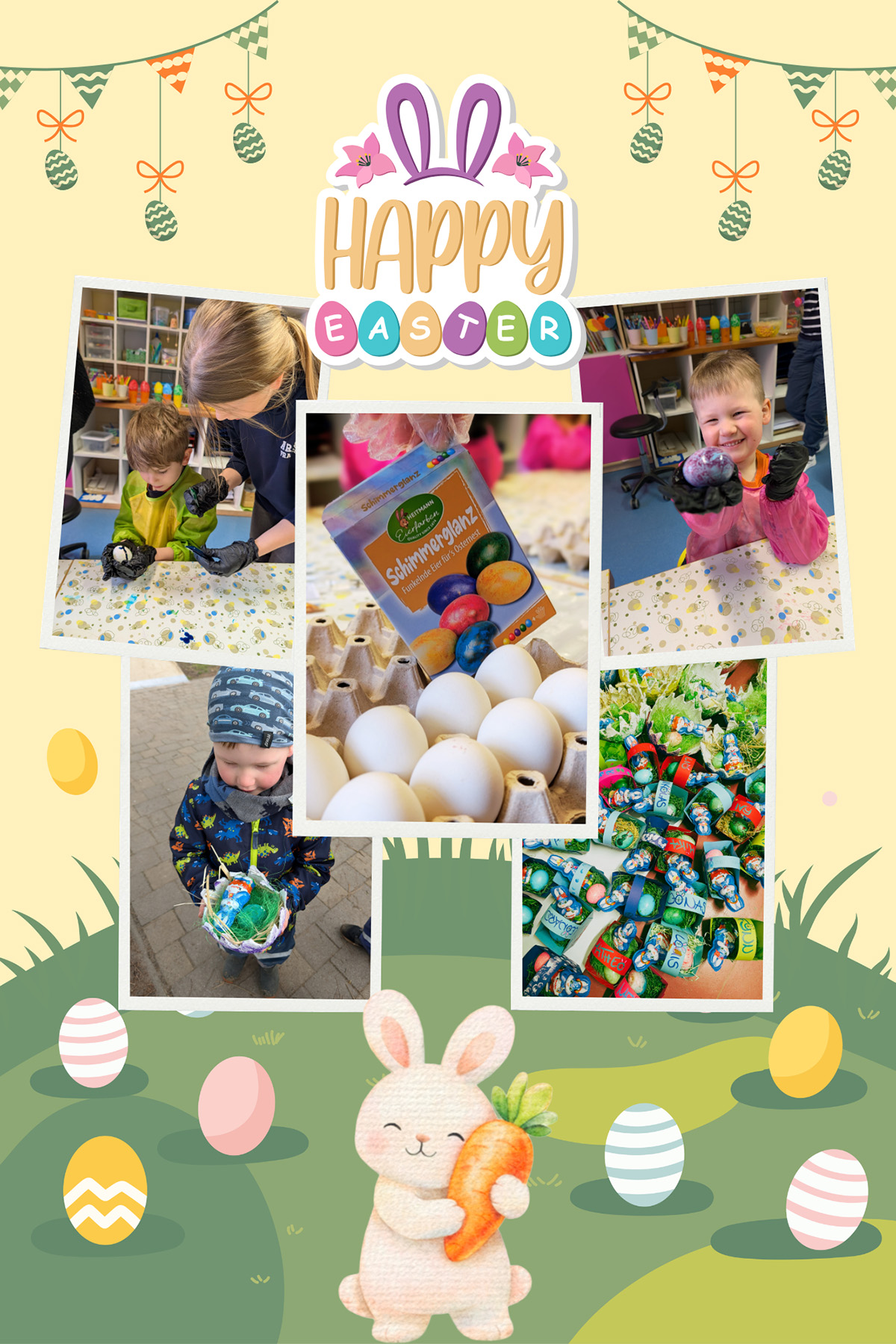 Fröhliche und bunte Osterzeit in unserer Kita