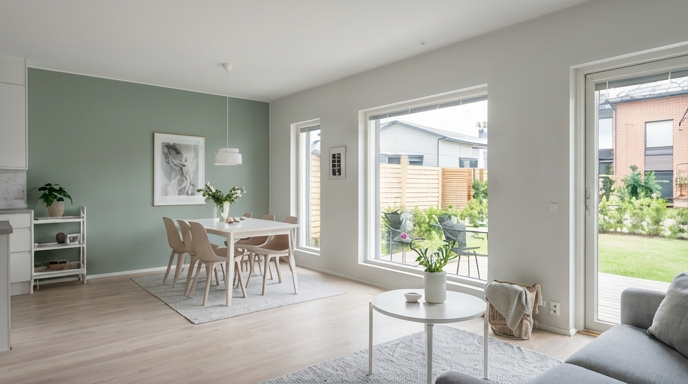 Suomi leijona maalaus asiakaskohde sisämaalaus