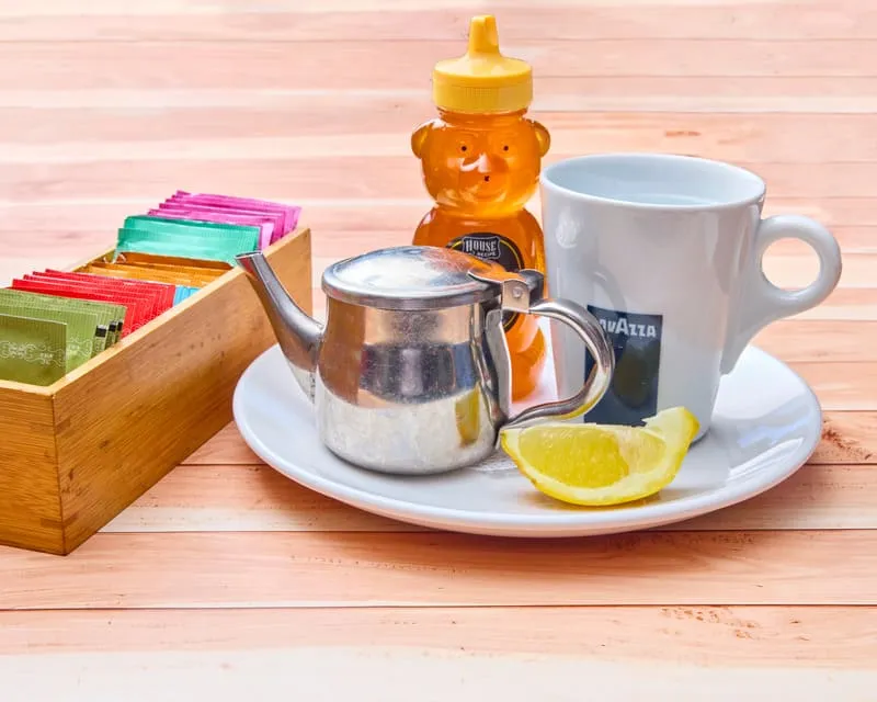 A comforting, aromatic brew. Ask about our selection of herbal and caffeinated tea blends.