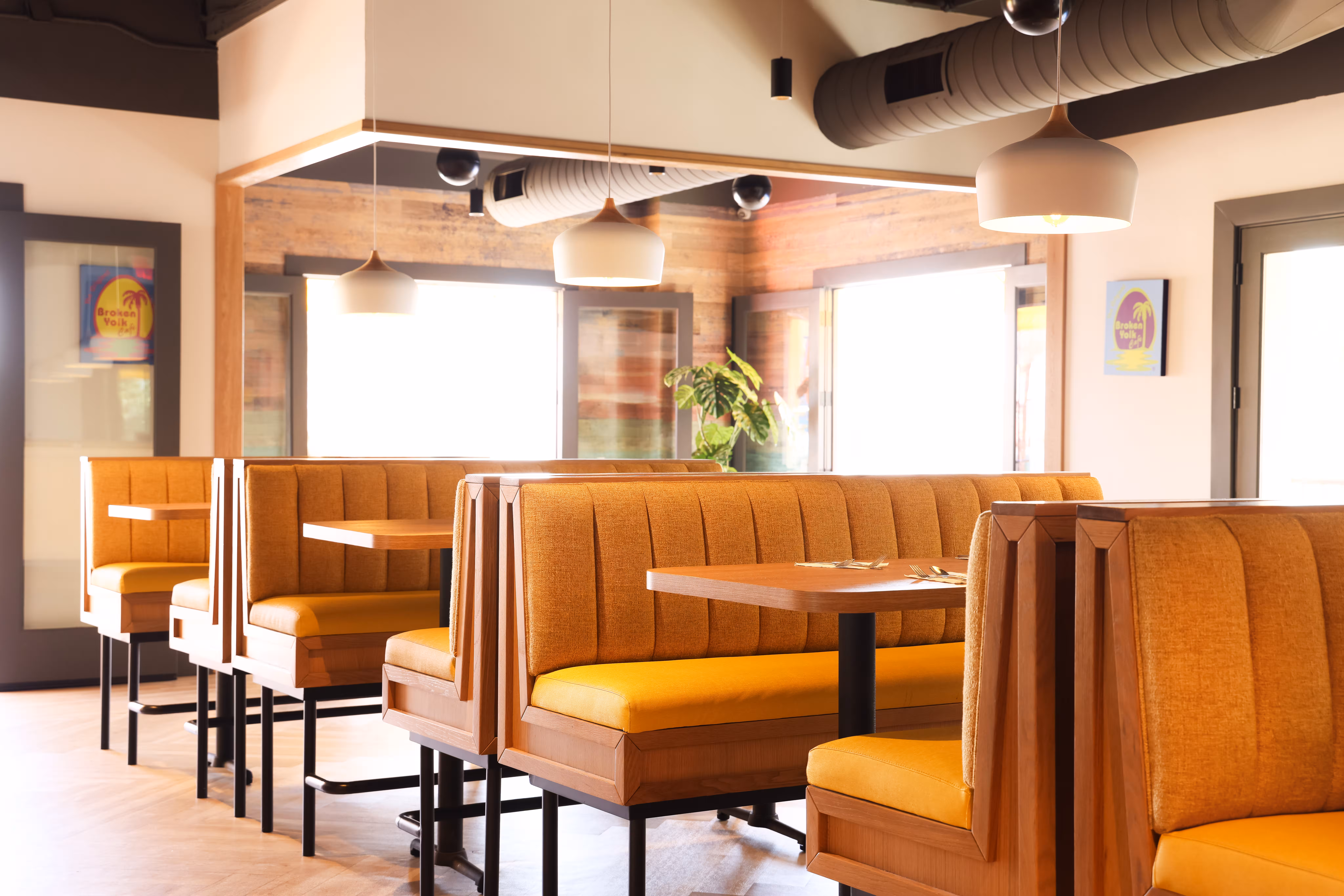Broken Yolk Cafe Palm Springs location interior