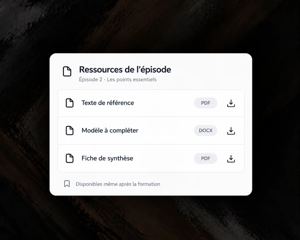 Attacher des ressources à un épisode dans Okto