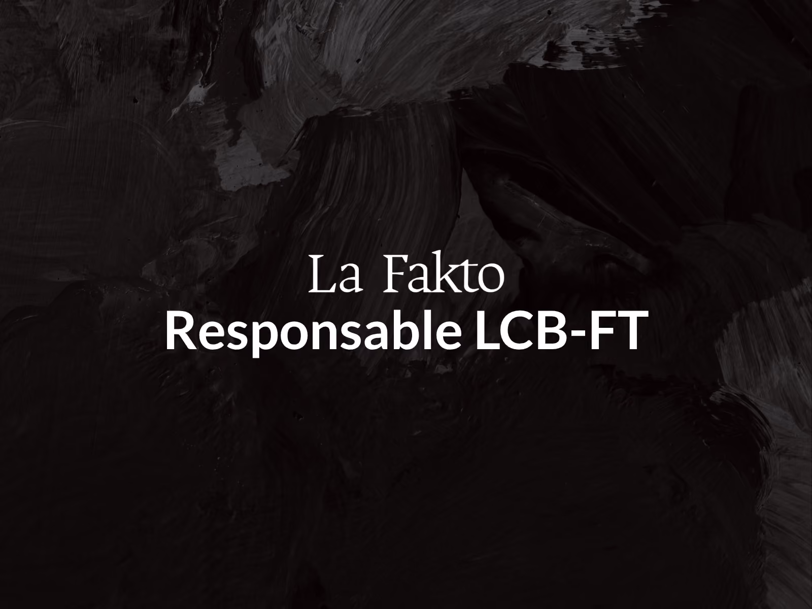 Responsable LCB-FT