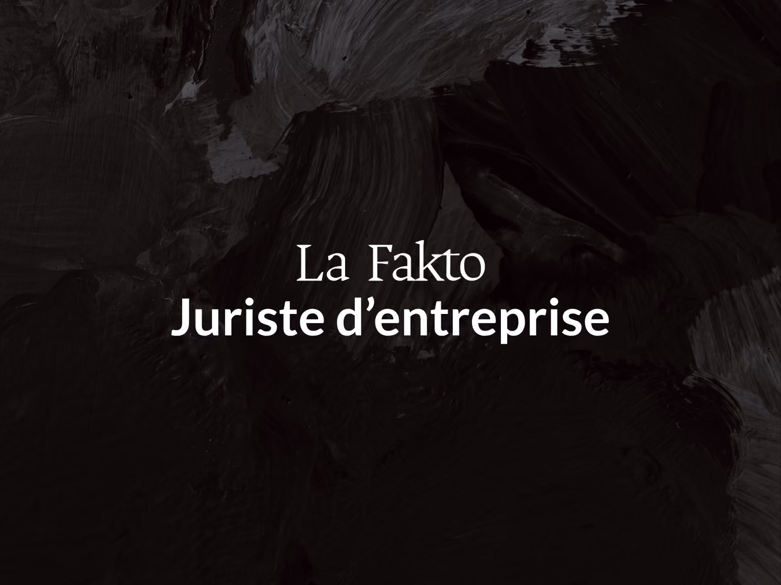 Juriste d'entreprise