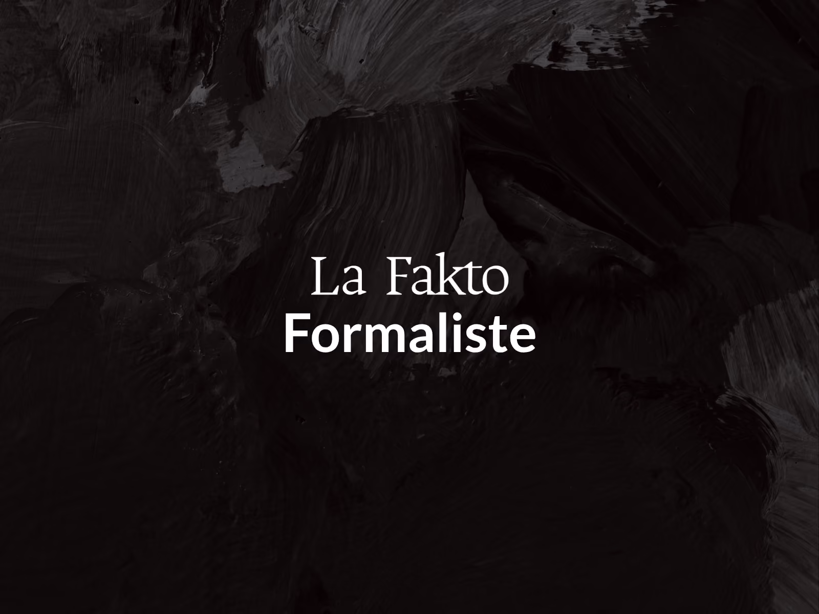 Formaliste